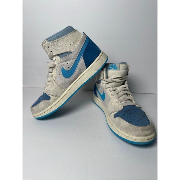 Nike Air Jordan 1 High Zoom CMFT 2 sneakers shoes sz 7.5 blue gray